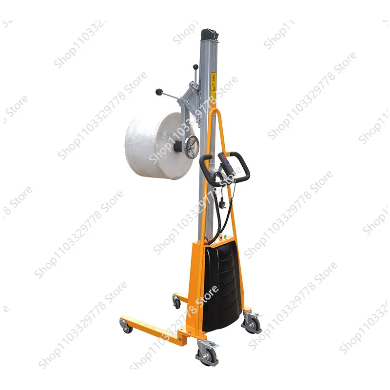 Roll-Fed Hand Truck, Electric Roll-Fed Lift Truck with Rotator, Light-Duty Stacker, Light-Duty Electric Roll-Fed Tru(Customized)