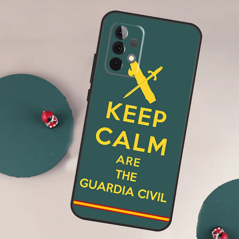 Custodia per emblema civile della guardia spagnola per Samsung Galaxy A54 A34 A24 A14 A52 A32 A12 A22 A13 A23 A33 A53 A51 A71 Cover