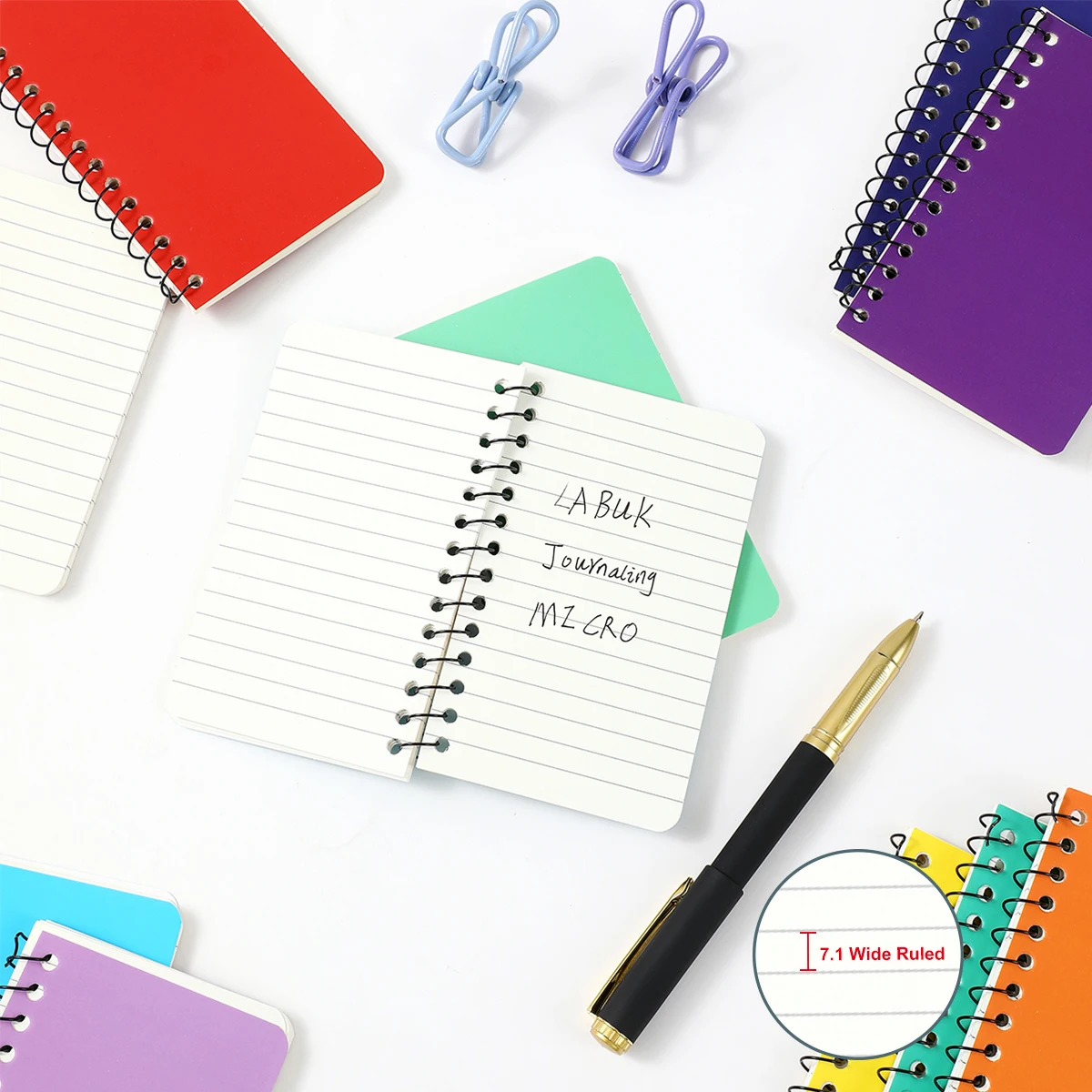 12 Pack Small Spiral Notebook Pocket Pad 3x5in  With Lined Pages 50sheets  Mini Memo Steno Note Pads for  Home Office School