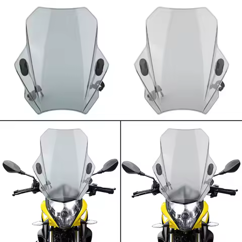For MT07 MT09 Adjustable Windscreen Universal Windshield Covers Motorcycle Windscreen For HONDA CBR600RR CB1000R GXSR 600 750