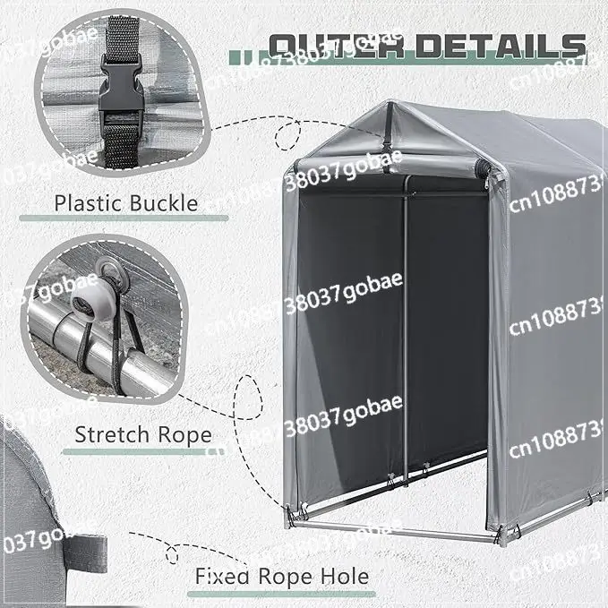 Bicycle tent household electric vehicle tent outdoor rain protection sun protection carport storage room utility room