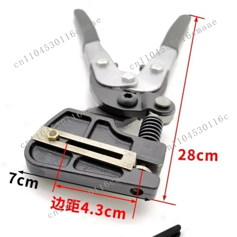 Portable Hand Tool Punch Easy and Durable Sheet Metal Punch Reinforced Stainless Steel Punch Pliers