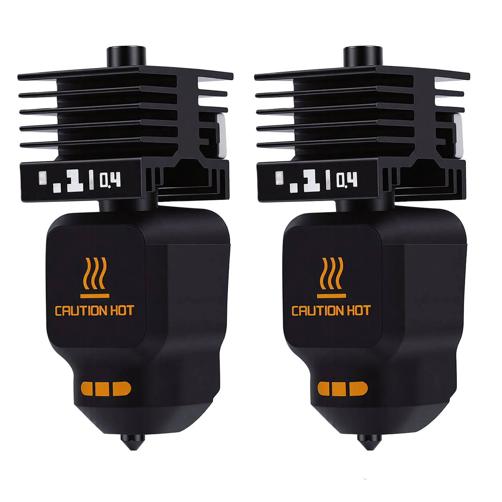 

2PCS 0.4mm Nozzle Hotend Hot End Fit for Bambu H2S 3D Printer 0.4mm Nozzle Hotend Kit with 4 Silicone Sleeves