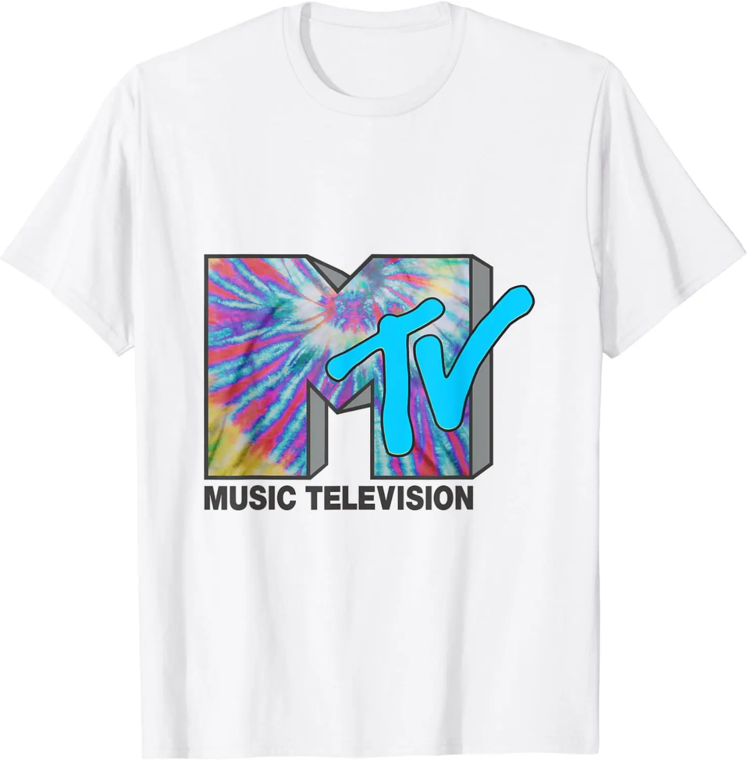 Tie Dye MTV Classic Logo T- Shirts T-Shirt