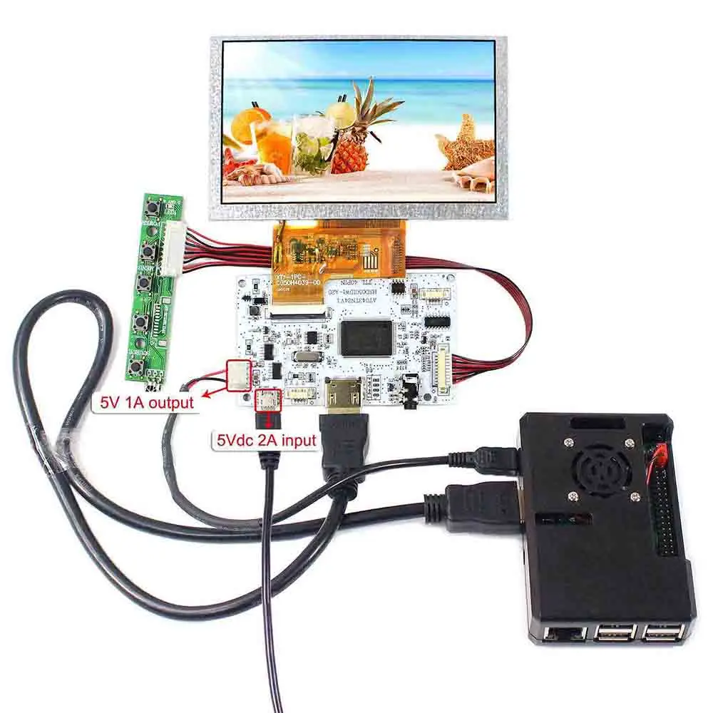 HD LCD Controller Board with 5