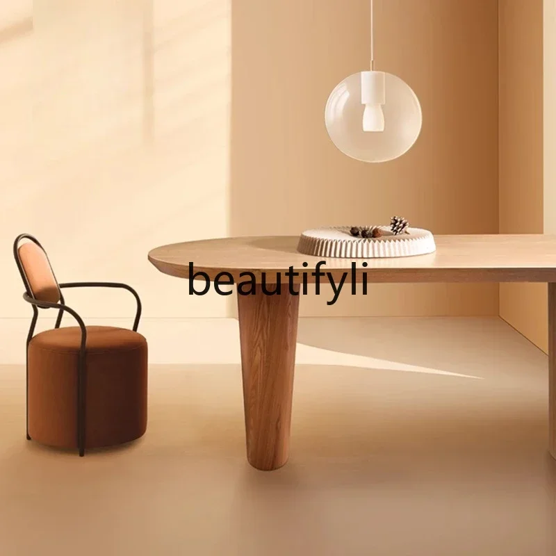 13Modern Minimalist Rock Plate Peninsula Island Table Dining Table Small Apartment Light Luxury Home Wall-mounted Workbench