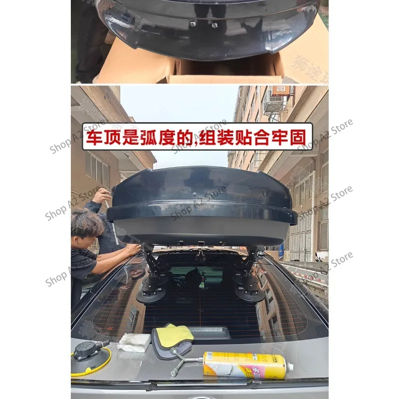 Sucker Type Roof Bar Bracket Hatchback Car Rear Window Glass Sucker Mounting Bracket , Single Buy Sucker Back Four Front Four
