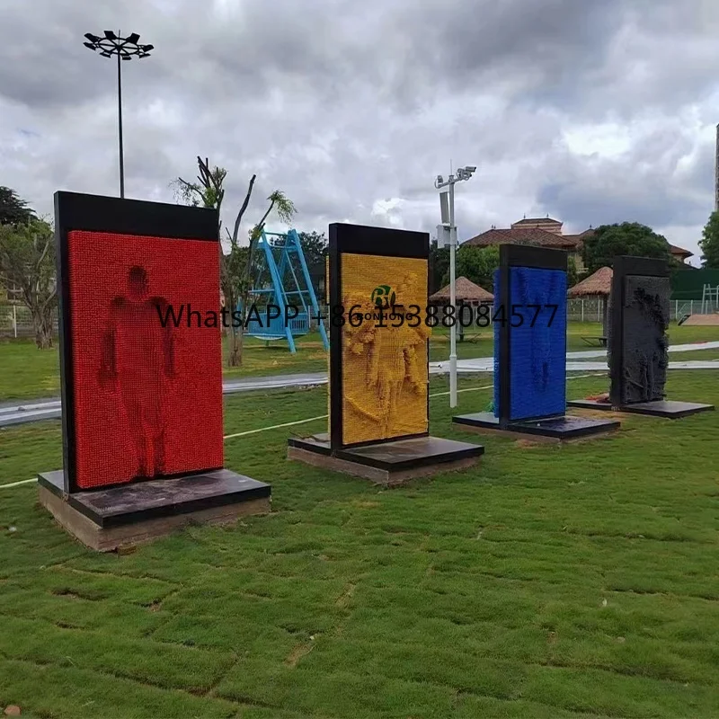 

Bonhong Customized 3D Pin Art Busy Board Sculpture Carving Amusement Park Equipment for Kids and Adult
