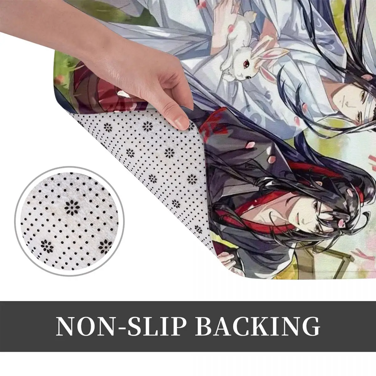 Anime Grandmaster Mo Dao Zu Shi Doormat Kitchen Entrance Home Floor Mat Anti-slip Carpet Rug for Bathroom Footpad Mats
