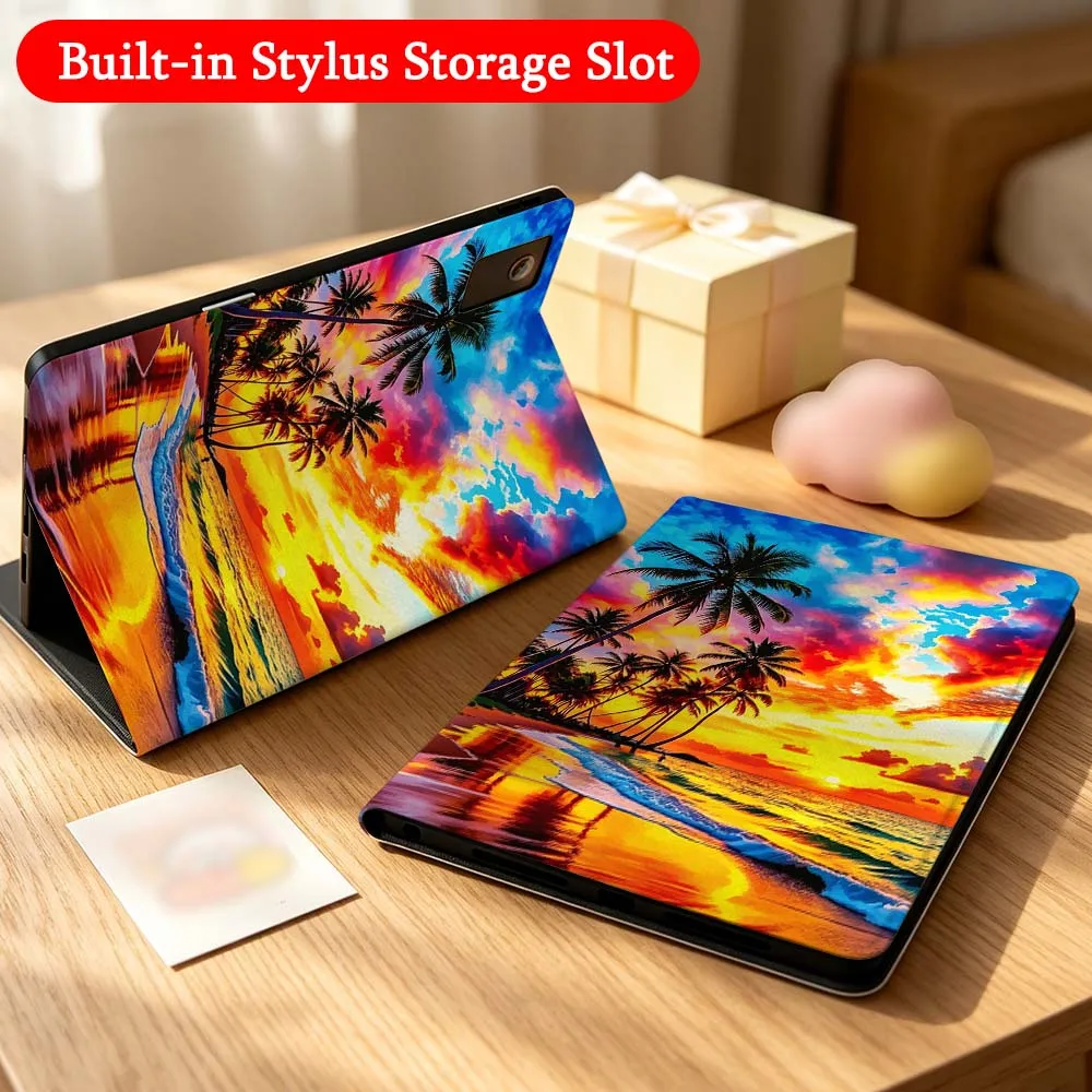 Sea Breeze Coconut Tree For Lenovo Idea Tab K10 M10 P11 P12 Xiaoxin Pad Pro GT Plus 10.6 11 11.1 inch 2025 Folding Tablet Case