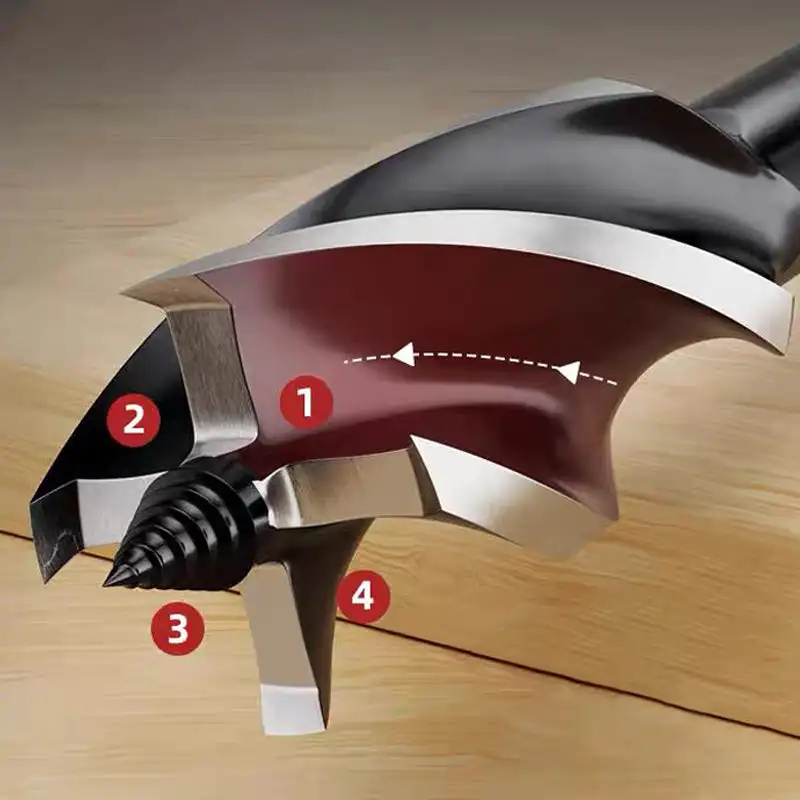 Multi-functional Carbon Steel Twist Smooth Drill Bit Woodworking Opener Branch Drill Electric Wrench High Hardness