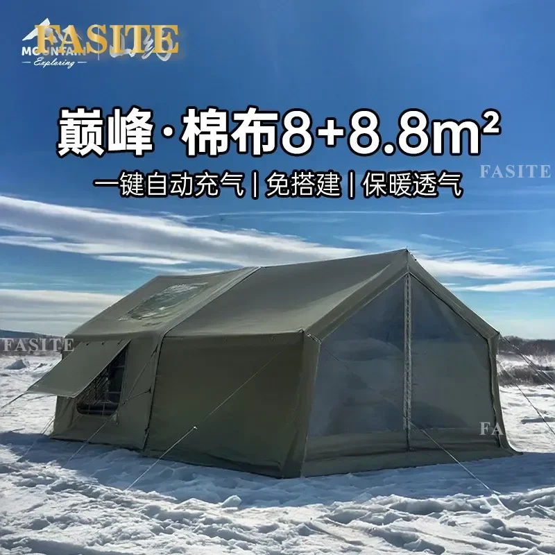 For Automatic Inflatable Camping Tent Winter Warm Thickened Rainstorm Proof Outdoor Overnight Equipment