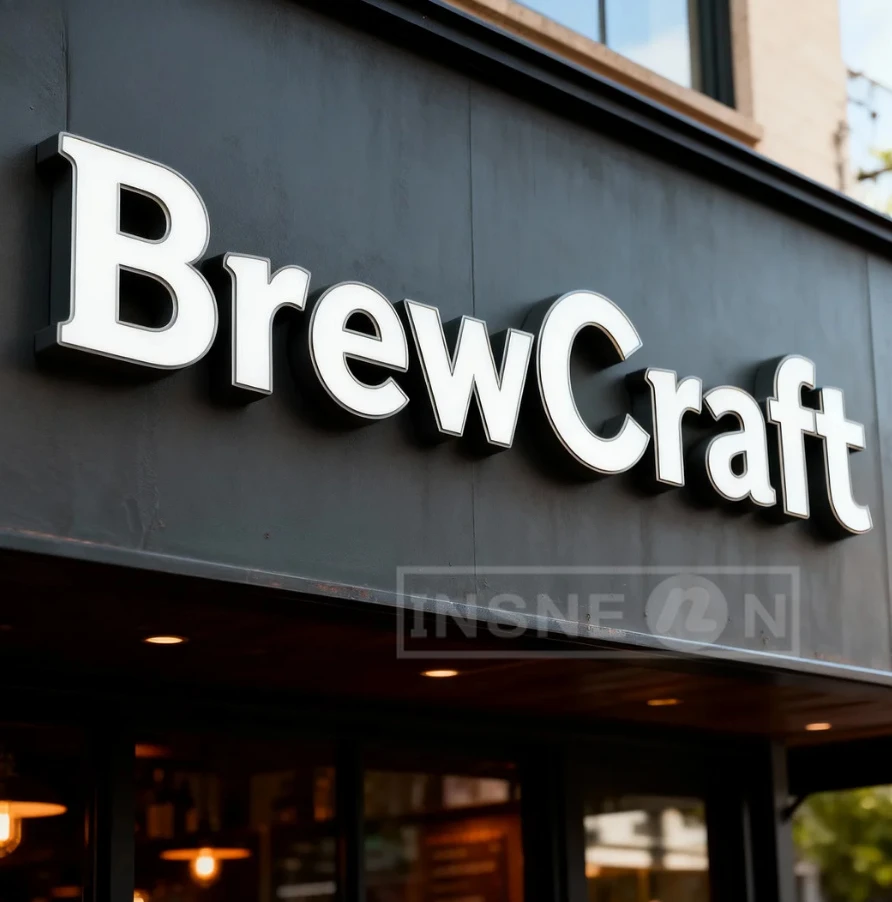 علامات معدنية مخصصة لافتات الأعمال هالة في الهواء الطلق حامل مضاءة شعار الإعلان واجهة المتجر الخلفية لافتة Led صالون #2