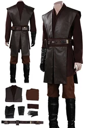 Anakin-Disfraz de película Space Battle Knight para hombre y adulto, traje de Cosplay para Halloween, Carnaval, fiesta, juego de rol