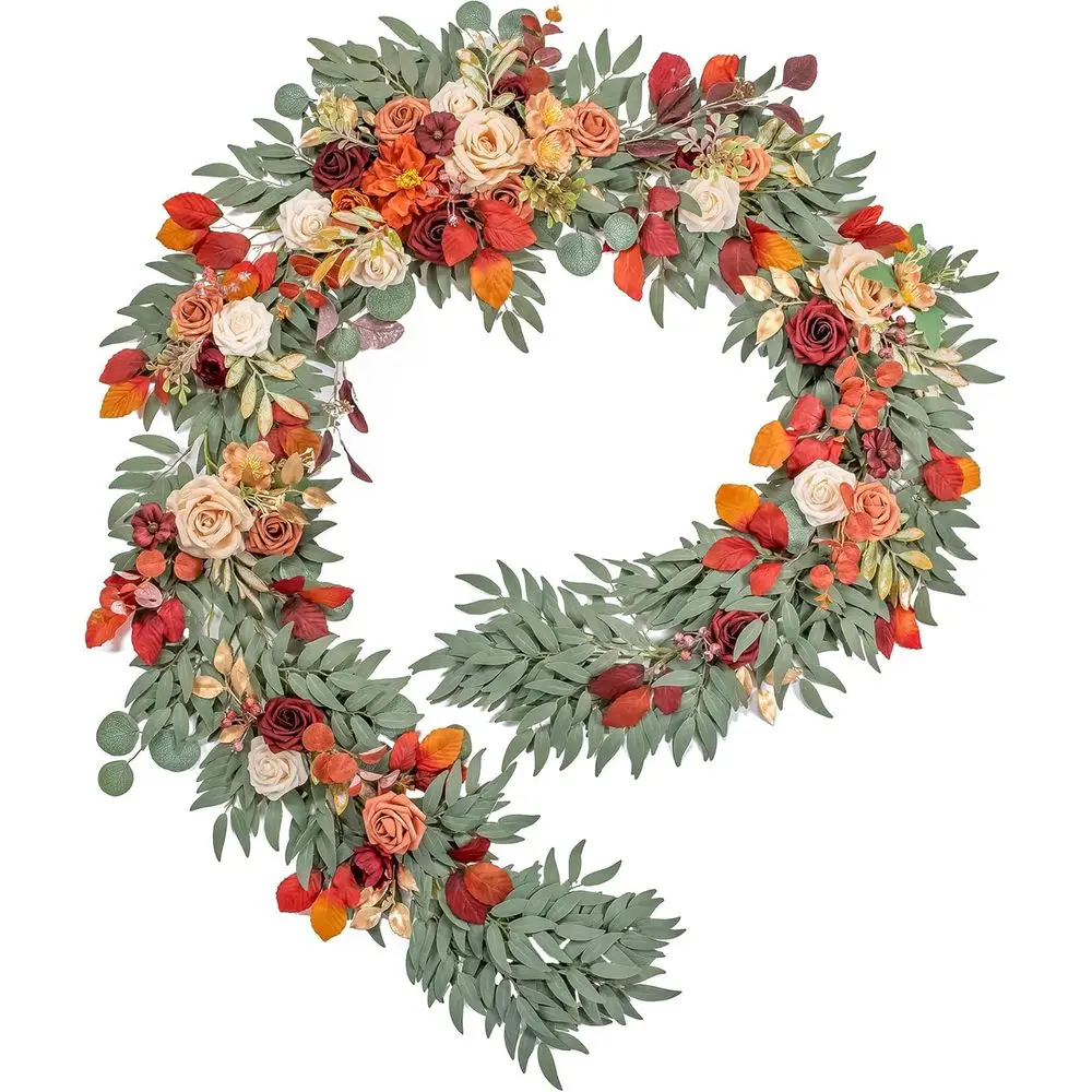 

9T Wedding Arch lower Garland, Handmade Wedding Table Decorations,Table loral Decor or Noble and g Wedding Ceremony