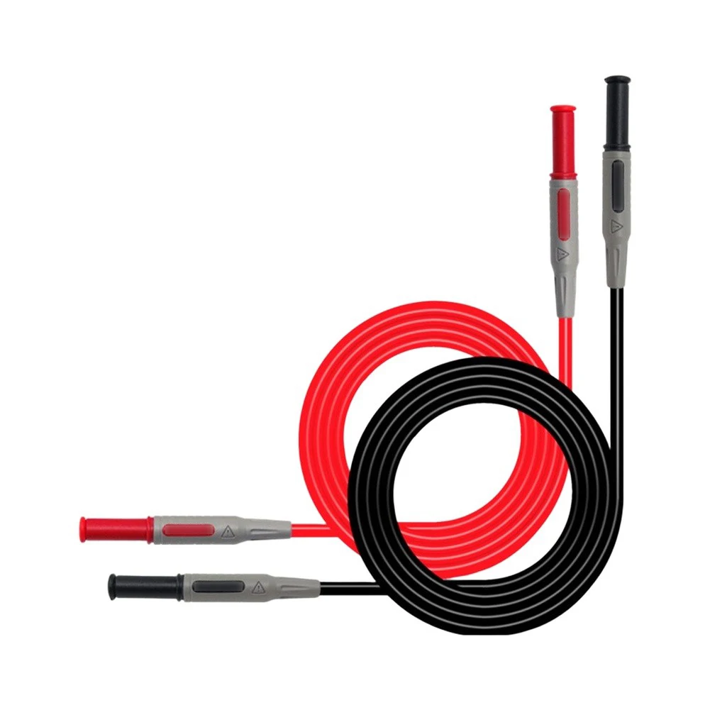 For Long-term Testing Use 4mm Banana Test Cable Male To Male Test Cable Secure Connection Setup Pvc Insulated Material