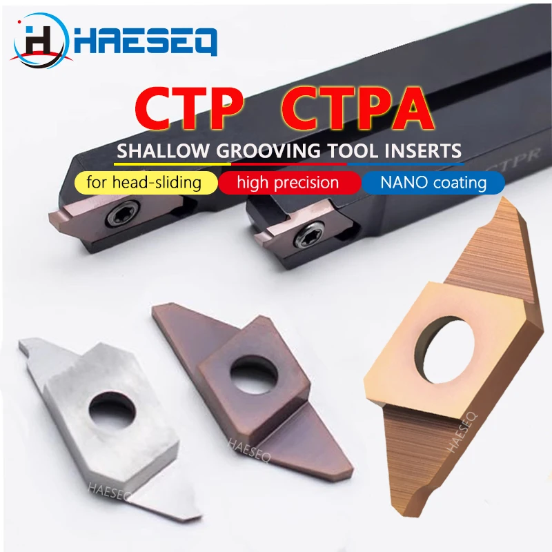 Torno Cnc Ferramentas Carbide Insert Cutter Peças Pequenas de Corte Ctp Ctpa 10fr 10fl 15fr 15fl 10frn 10fln 15frn 20frn 20fln