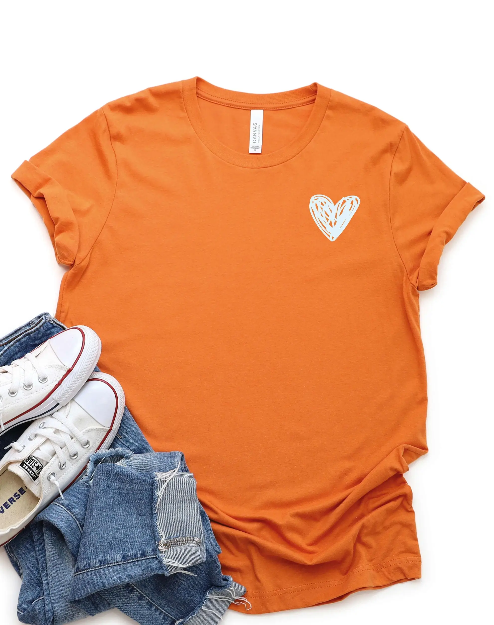 Unity Day T Shirt Anti Bullying Orange Teacher Spreed Kindness End Heart