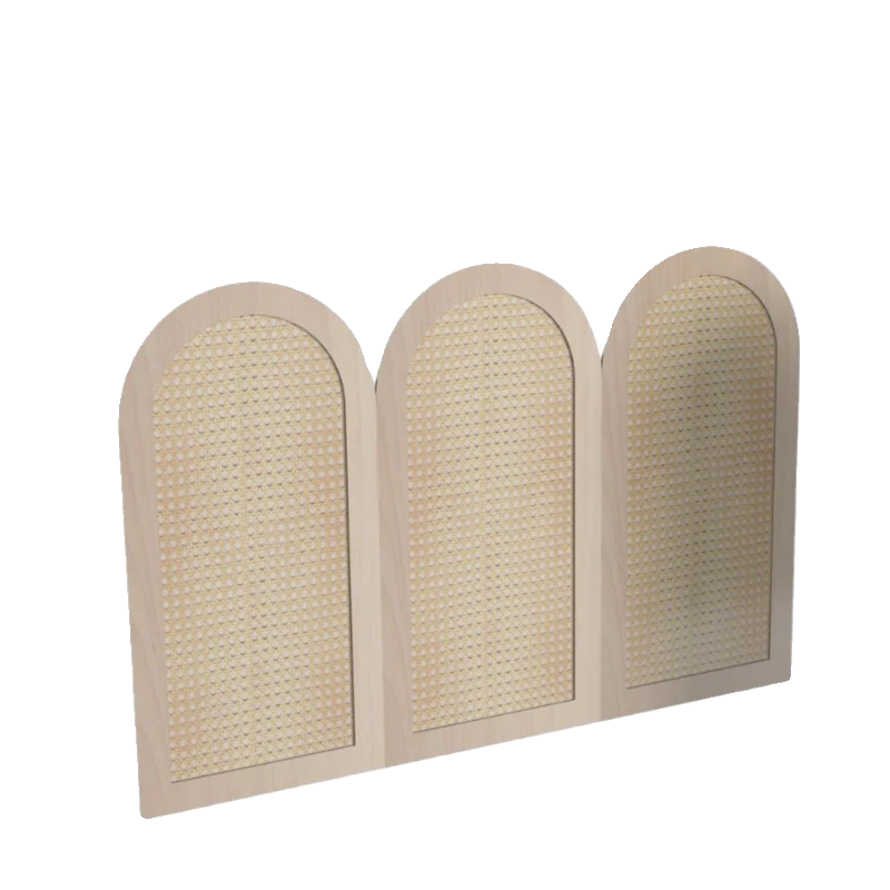 Nordic ins style rattan room decoration blocking screen partition background board wall circumference foldable shooting props
