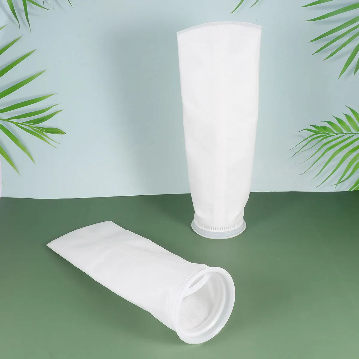 

2Pcs 100um 4 Inch Aquarium Fish Tank Filter Bag Mesh Sump Felt Sock Micron Removal Excess Food Detritus Organic Wastes