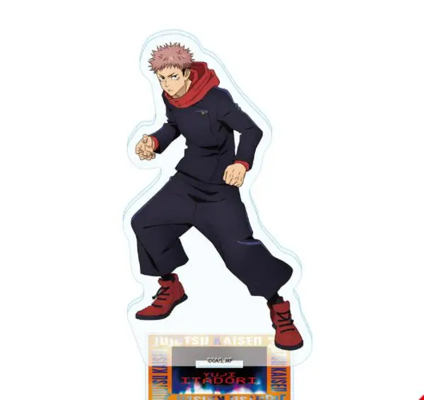 Anime Jujutsu Kaisen Satoru Gojo Fushiguro Megumi Acrylic Stand Figure Model Plate Cosplay Collection Desktop Decor Keychain