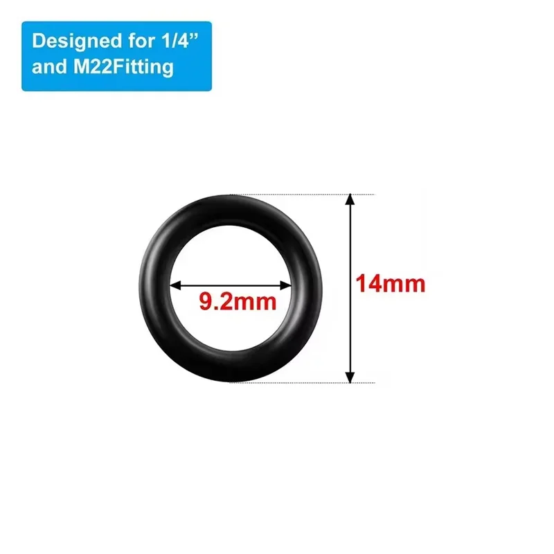 40pcs High Pressure Cleaning Machine O-Ring Quick Disconnect Joint Gasket Sealing O-Ring Rubber Sleeve Accessories image 2