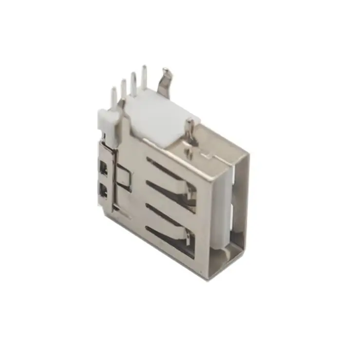 【30-10PCS】 USB 2.0 4Pin A Type Female Socket Connector G54 2 feet 90 degree Data Transmission Charging