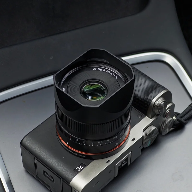 カメラ 限定値下げ TTartisan AF 40mm F2角型フード フィルター3枚付