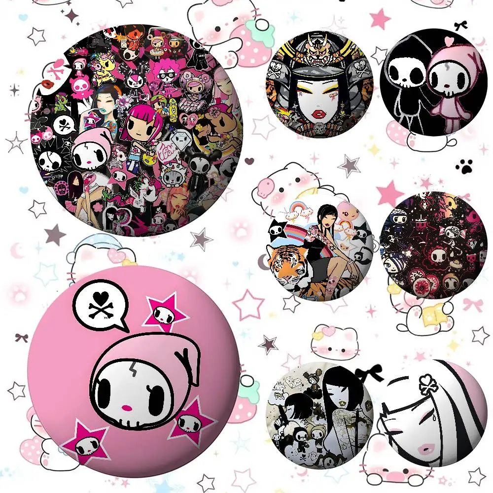 موضة T-tokidokiS شارات المشجعين الكرتون التلبيب دبابيس بروش شعار الحلي هدايا الناس ظهره ديكور قطع المجوهرات