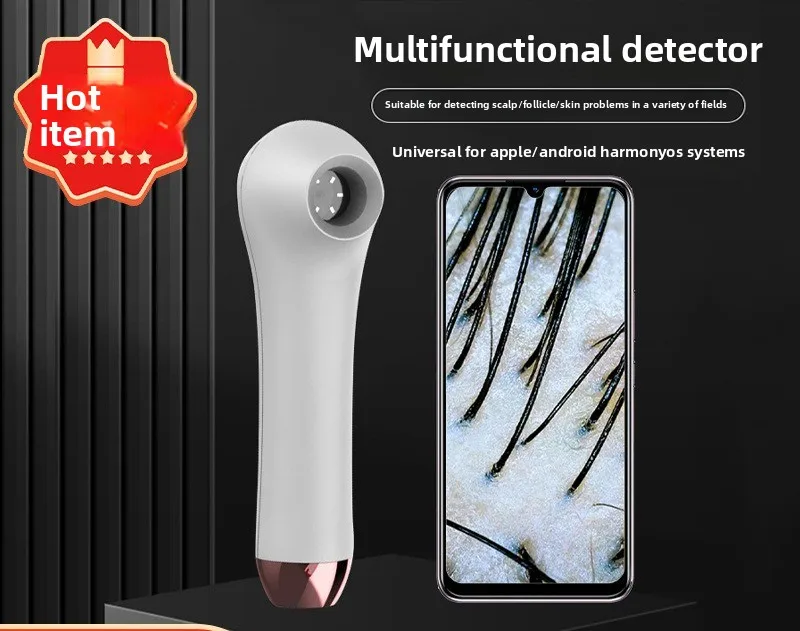 Visual Multifunctional Scalp Hair Follicle Skin Tester Blackhead Pore Skin Tester