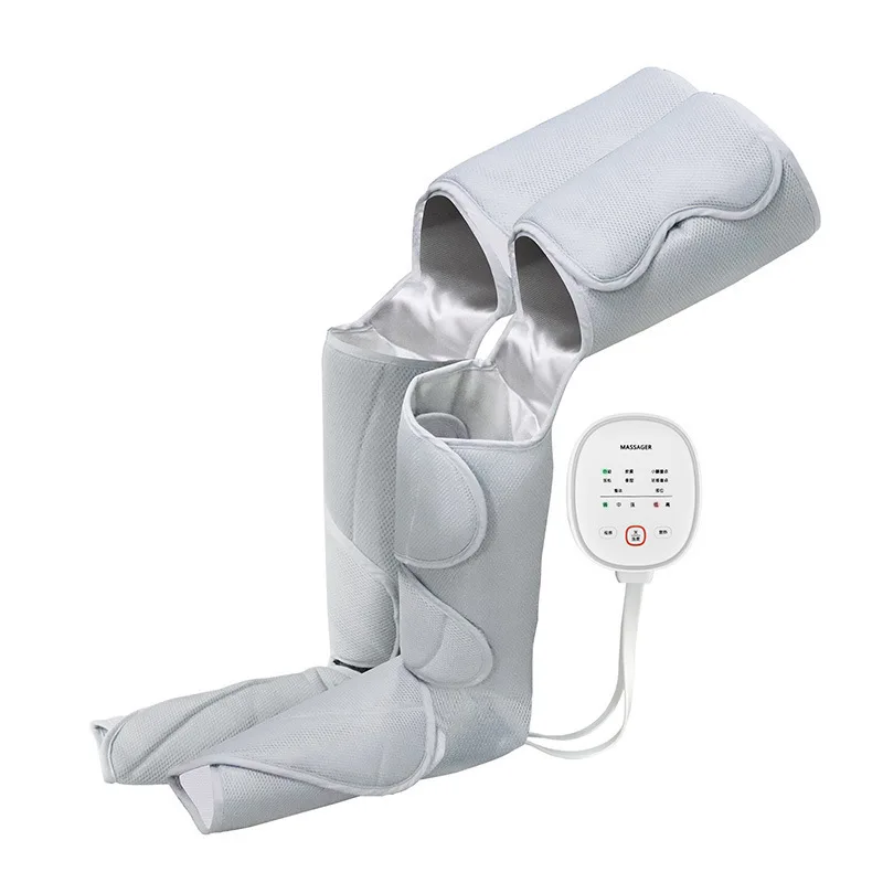 Extended version air wave leg massage instrument, fully automatic pressure therapy instrument, electric hot compress foot