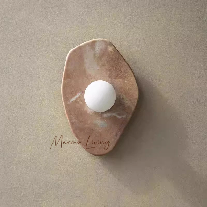 Natural marble modern creative personality Korean styling irregular unique porch staircase bedroom