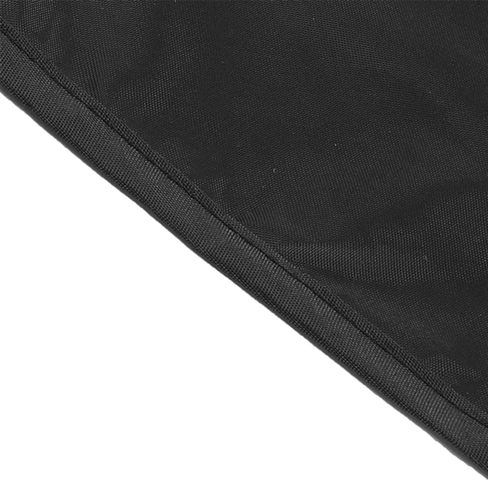 Toldo de tela Oxford para cochecito, cubierta antipolvo a prueba de viento, Accesorios Negros para cochecito, sombrilla para cochecito, protector solar para cochecito de bebé