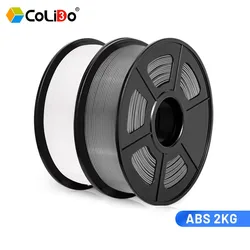 CoLiDo ABS Filament 2KG 1.75mm ABS Plastic For FDM 3D Printer & 3D Pen Odorless 3D Printing Materials