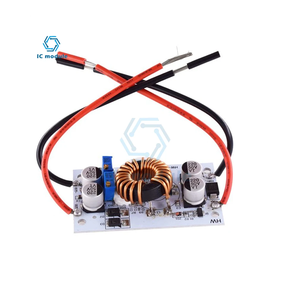 Step Up Converter Board para Arduino, módulo de corrente constante, não isolado, LED Driver, fonte de alimentação, DC 500W, 10A, 150KHz