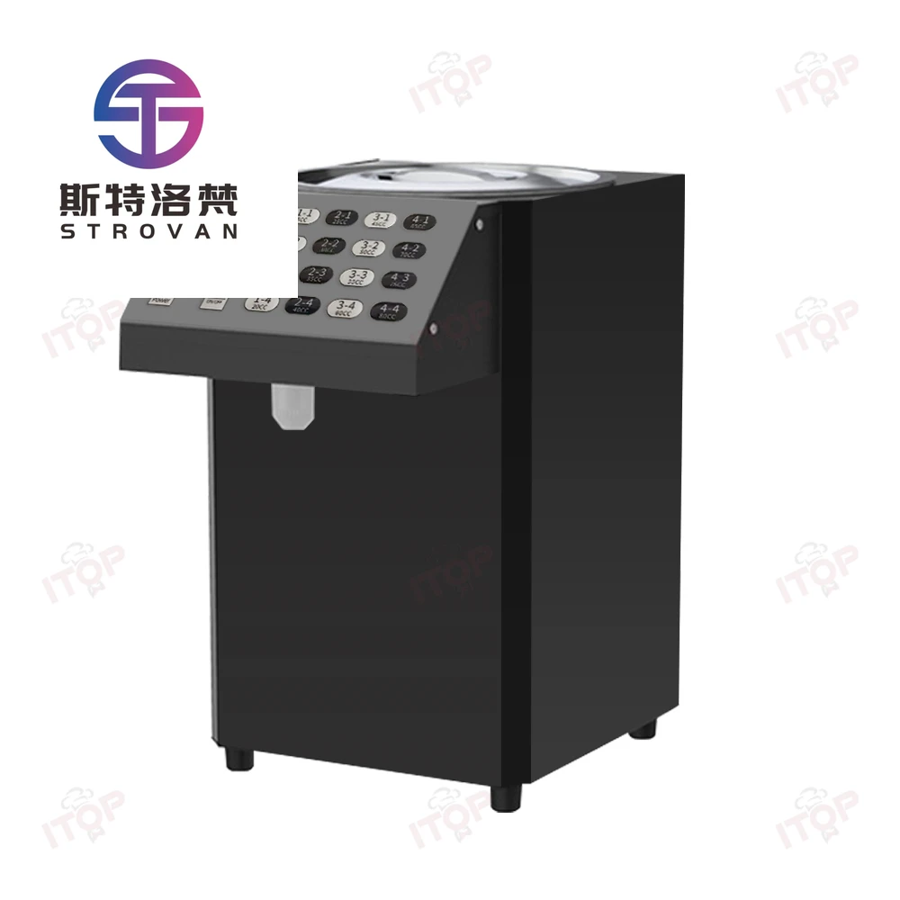 STLW JW 8l High Quality 110v/220v Bubble Tea Fructose Dispenser Sugar Quantitative Machine for Drink Dispensers