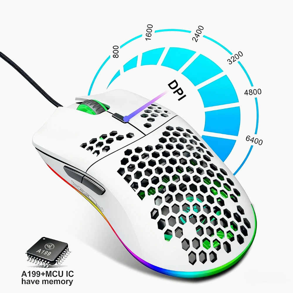 Mouse 6400Dpi With …