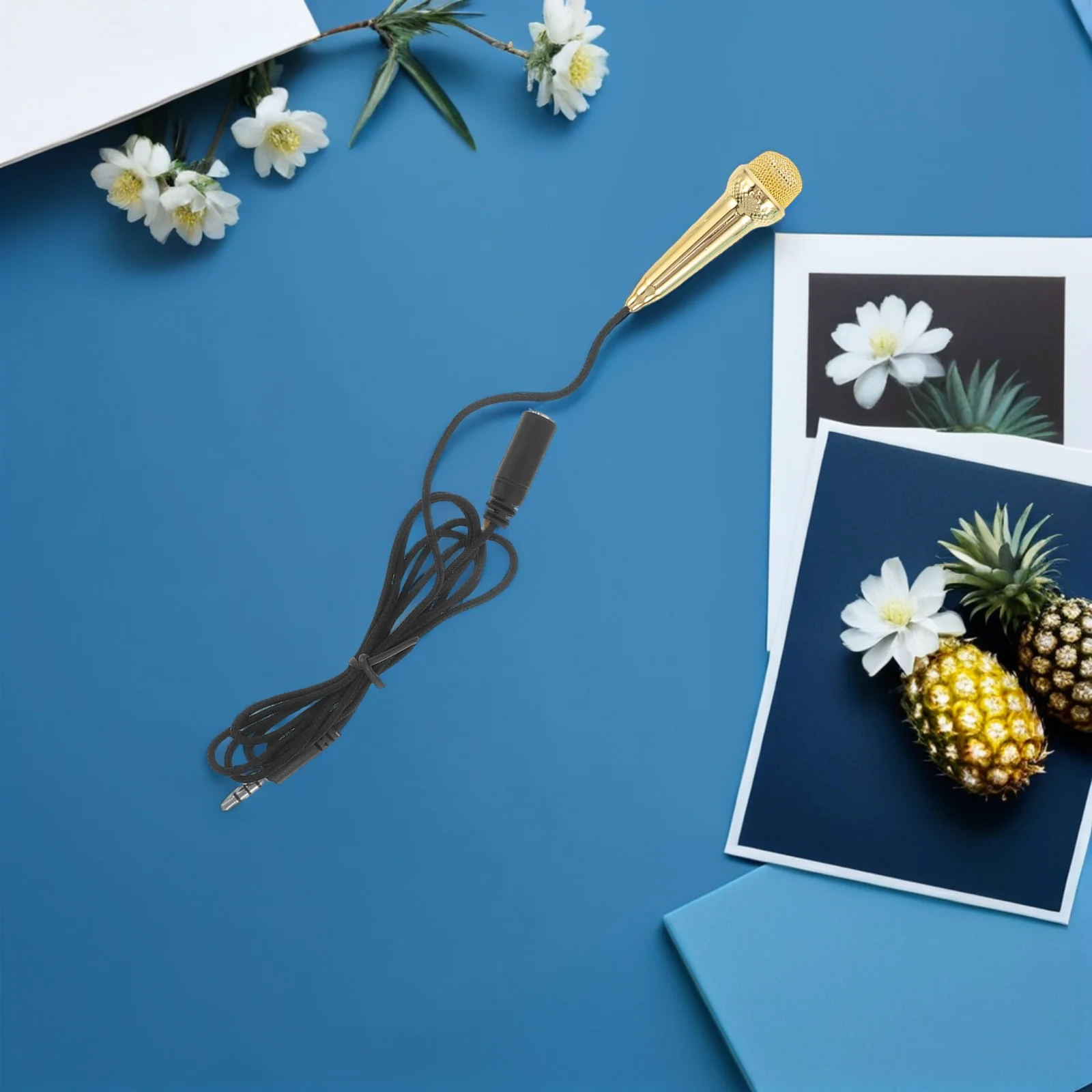 

4Pcs Tiny Condenser Mic for Phone Professional Vocal Clarity Streaming Gaming Singing Compatible with Smartphones Tablets Plug