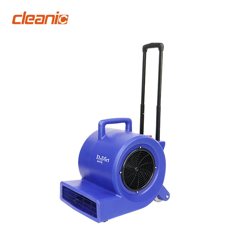 Hotel Cleaning Supplies Wet Floor Dryer Carpet Fan Portable Powerful Air Blower With Telescopic Handle And Wheels