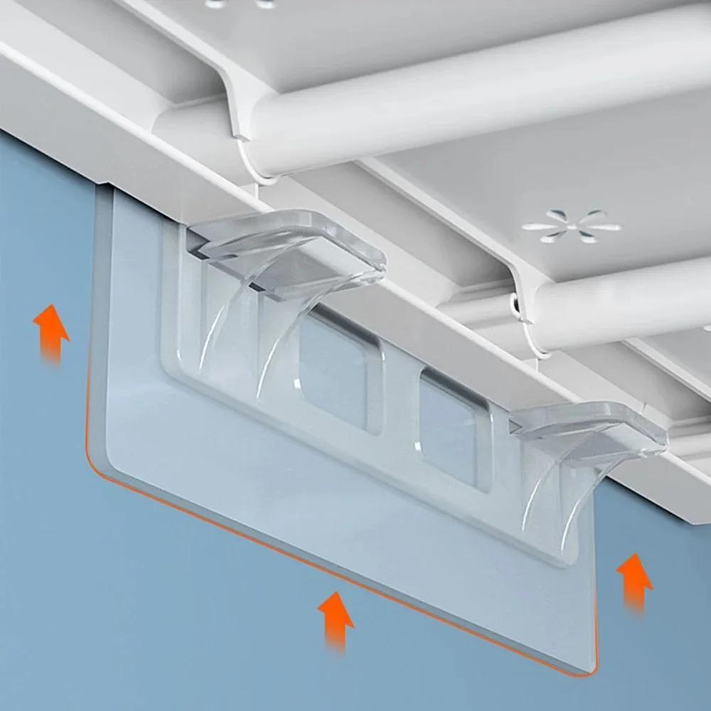 6/12pcs Wardrobe Divider Brackets Non-Marking Sticky Kitchen Cabinet Divider Brackets Anti-Side Slip Layer Support Brackets