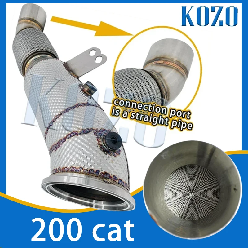 High Flow Downpipe voor BMW B58 M140i M240i 340i 440i 540i 640i 740i Z4 M40i 840i 2016 +