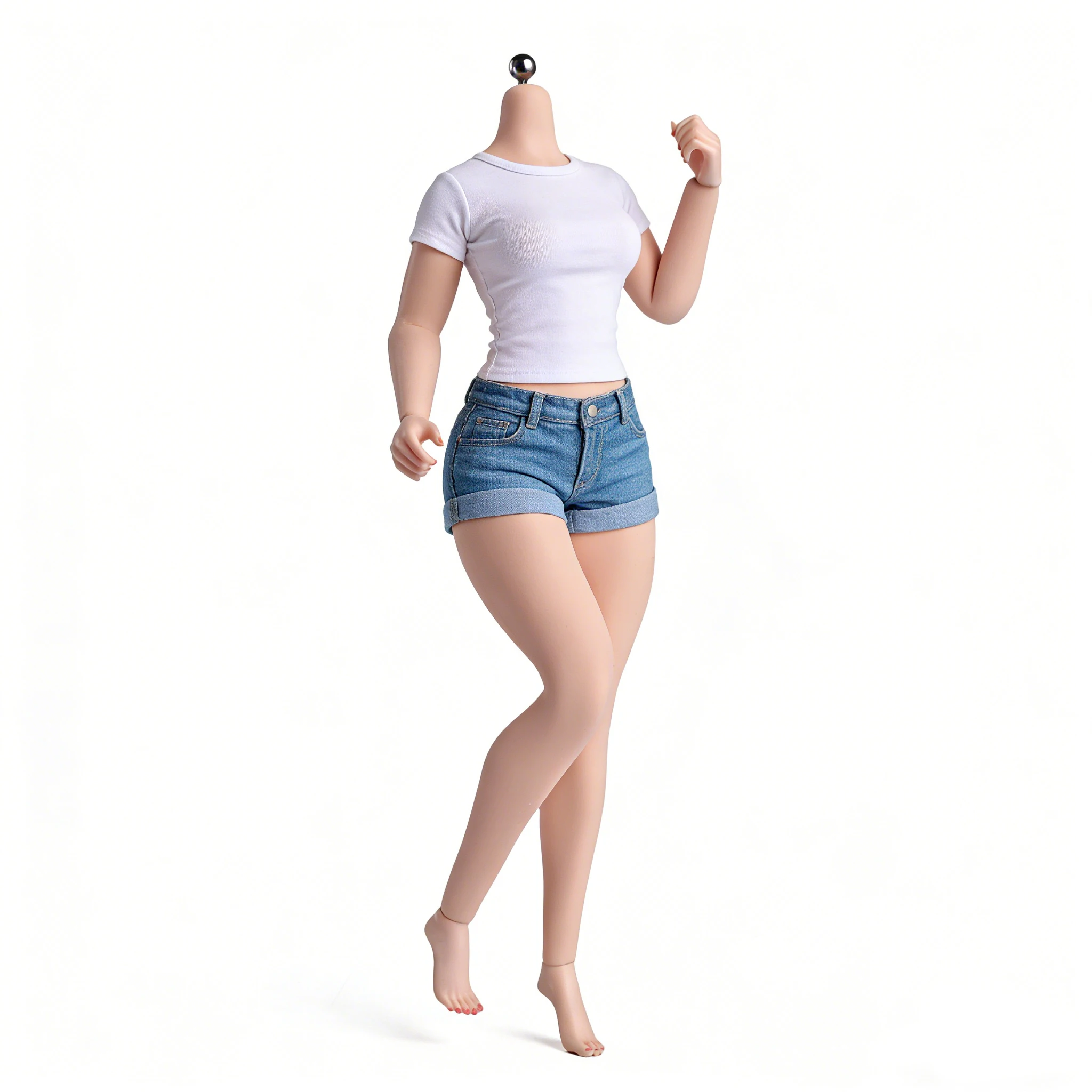 

Предзаказ (Май 2026) YM611: Женское бесшовное тело 1/6 с пышными формами, большой грудью и широкими ягодицами, 12 дюймов, для фигурки солдата, совместимо с головой 1:6