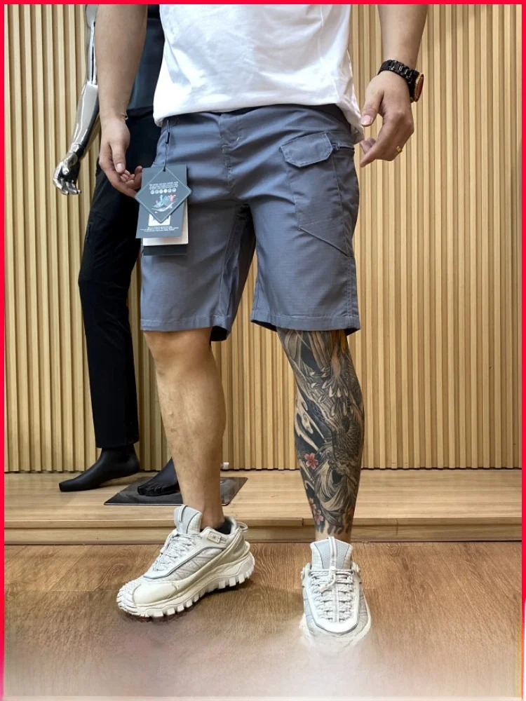 

Tactical Series Executive Men's Outdoor Breathable Workwear Shorts American Hardman Style Summer Casual Polyester Cotton Blend