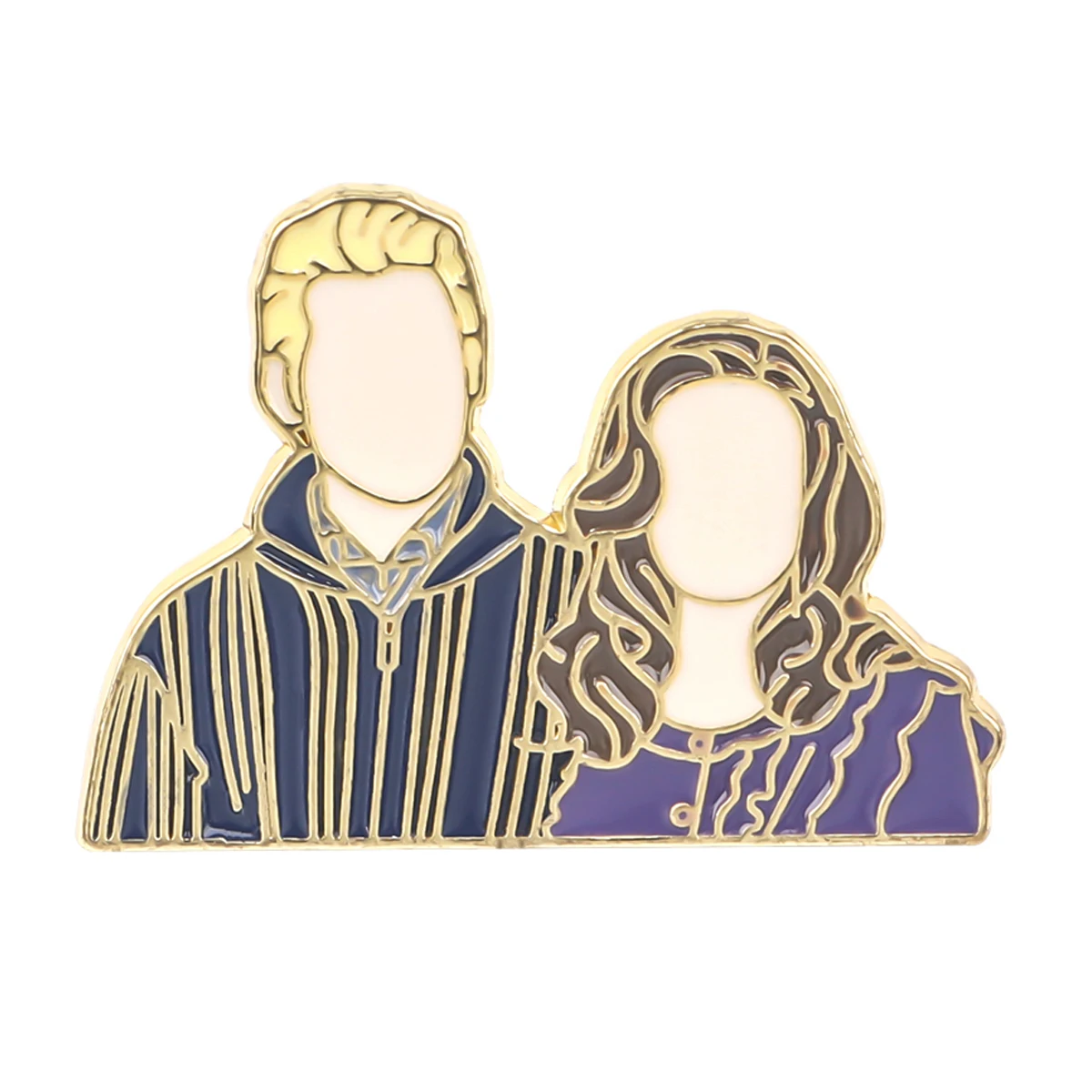 Twilight Enamel Pin, Colorful Fish Brooch Gift for Fans