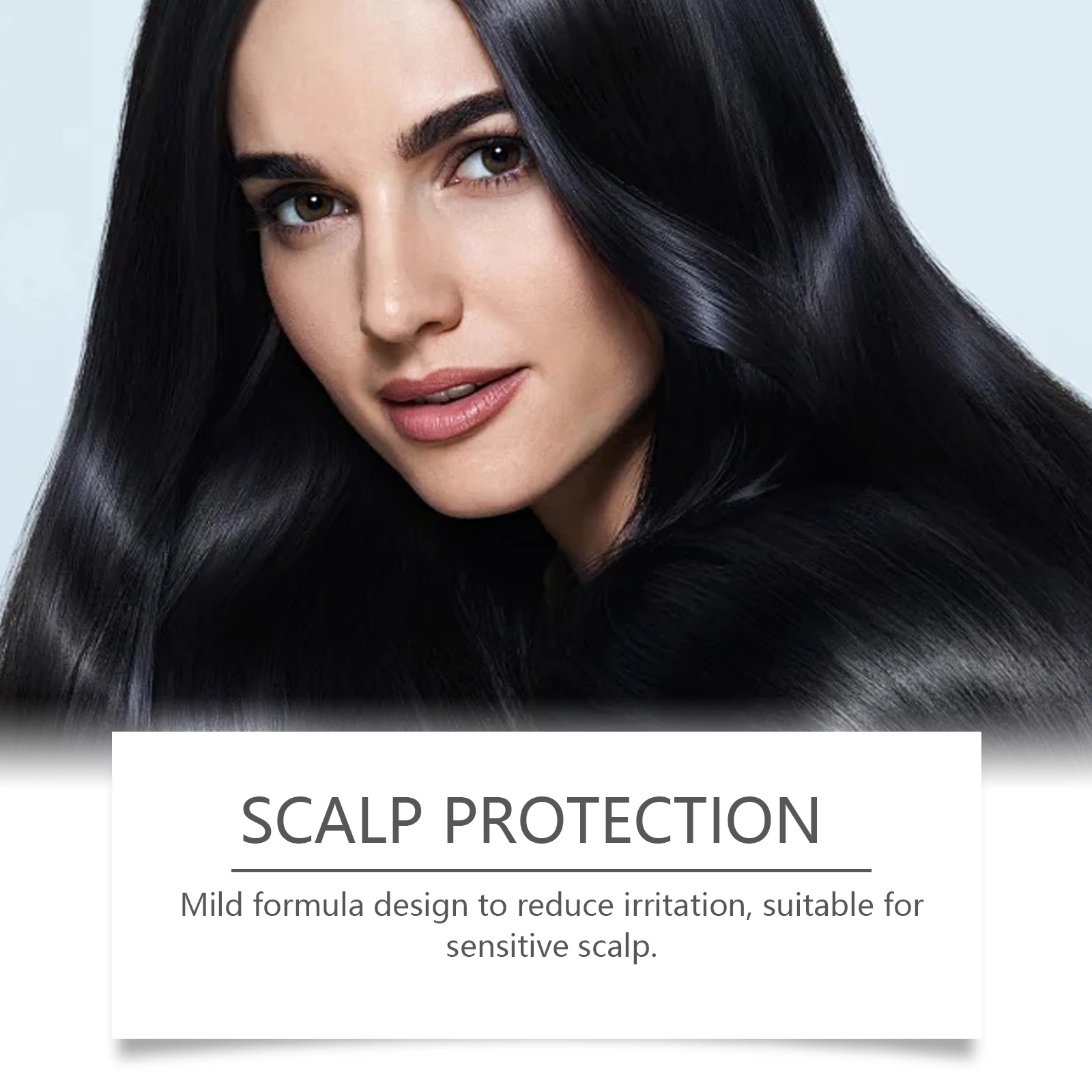 EELHOE White to Black Hair Dye Shampoo (Natural Brown) Polygonum Multiflorum Essence Nourishing Cleansing Repairing Black and Smooth Hair Shampoo 3