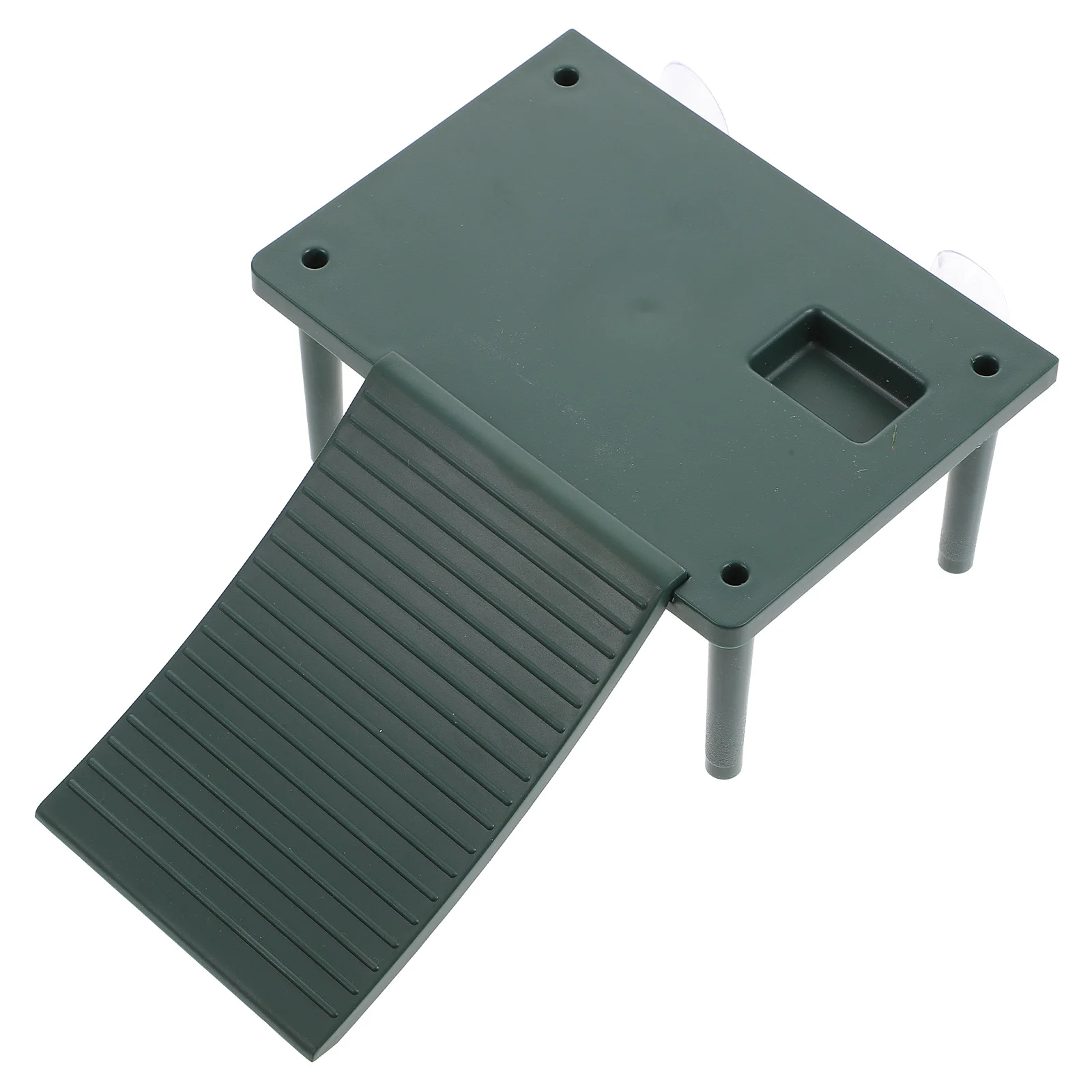 

Plastic Turtle Basking Platform Large Size Green Resting Toys Climbing Table Reptile Platform Easy Safe
