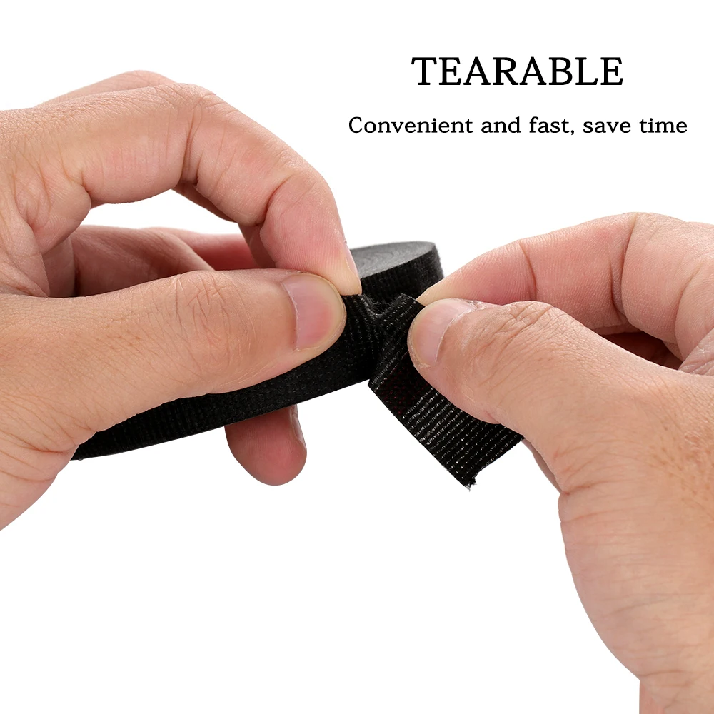 Fita adesiva específica automotiva de tecido não tecido (preta) fita de proteção de tear de fiação de chicote de cabos automotivos 15m * 19mm