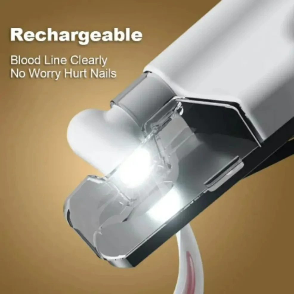 Pet Nail Clipper with LED Light Dog Cat Special Blood Line Scissors Multifunction Nail Trimmer Pet Cleaning Grooming Supplies