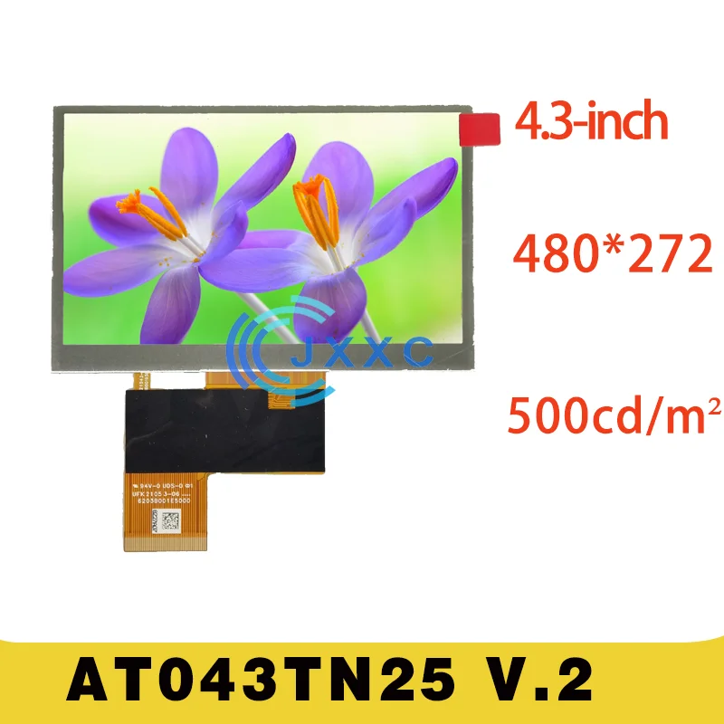 Tela LCD para Display Industrial, 40Pin, AT043TN25, V.2, AT043TN25, V2, Original, Adequado para Original