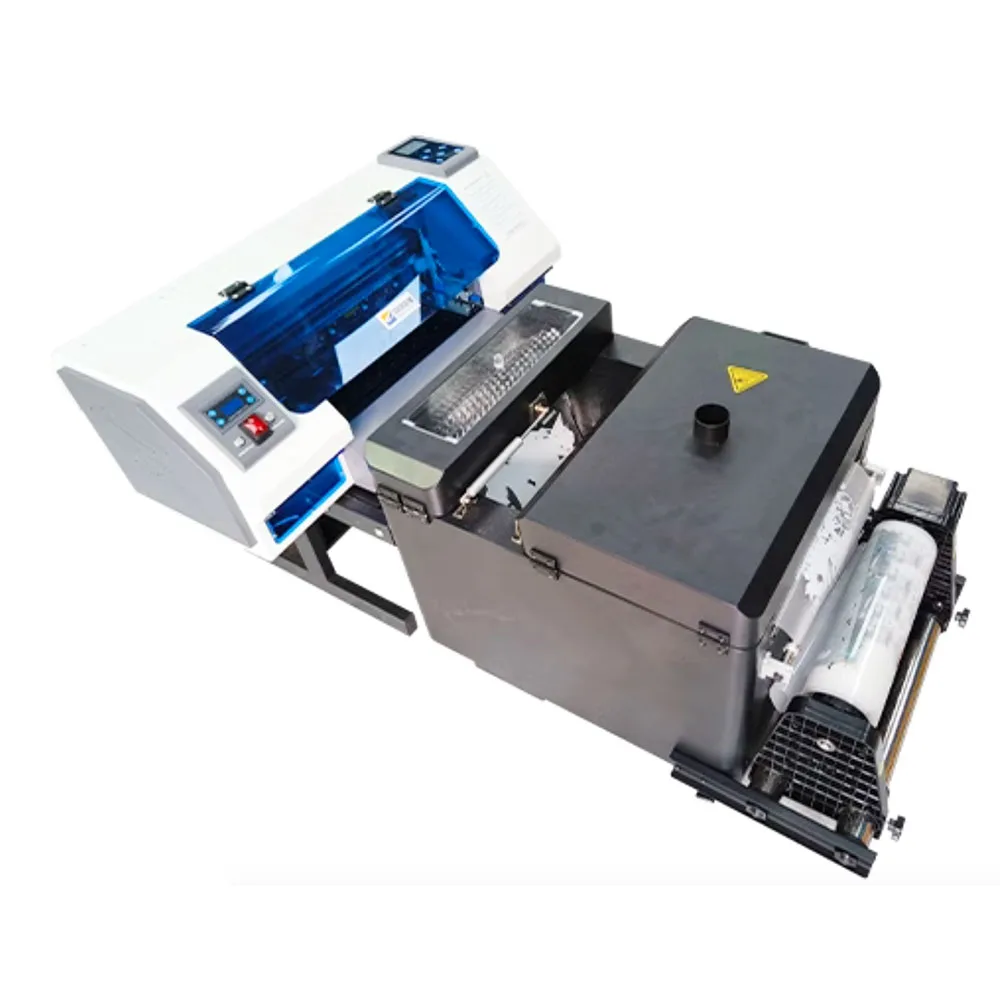 Manufacture 30cm DTF Printer With Double Print Head DTF Printer Printing Machine A3 Printer Transfer Machine With Shaker